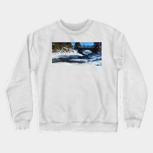 Wintertime Beauty Of Cascade River State Park Crewneck Sweatshirt